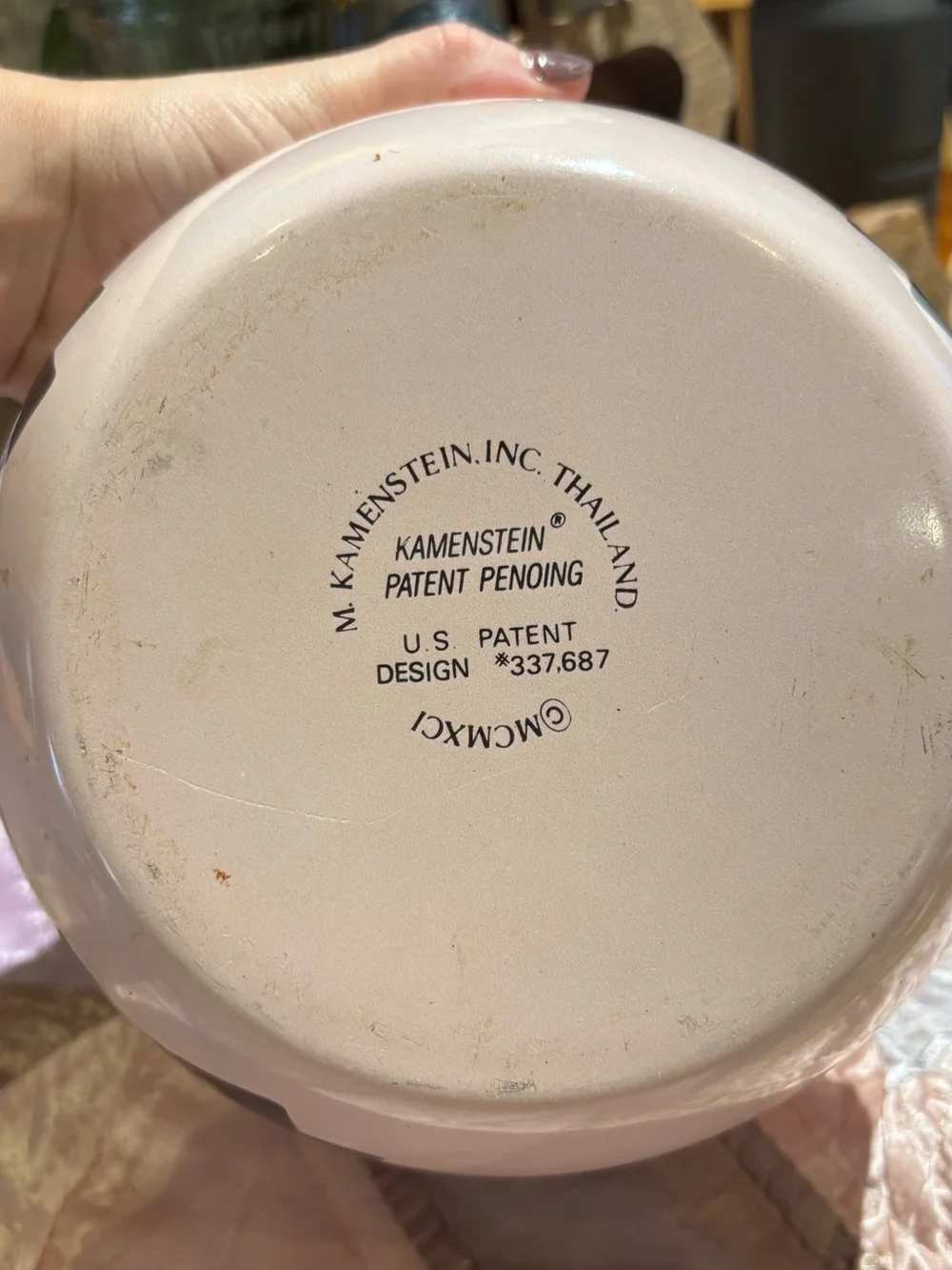 Vintage M. Kamenstein Pig Whistling Tea Kettle (with tail!!)